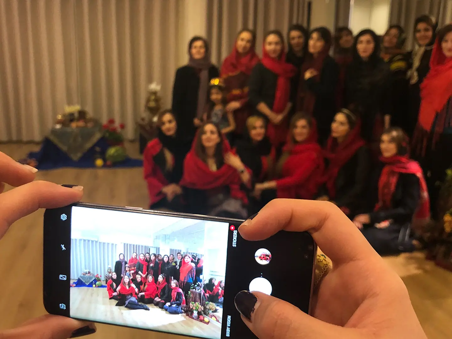 A private dance gathering in Tehran